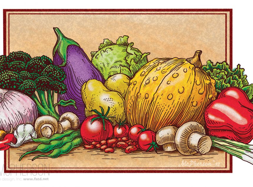 Food Packaging Illustration